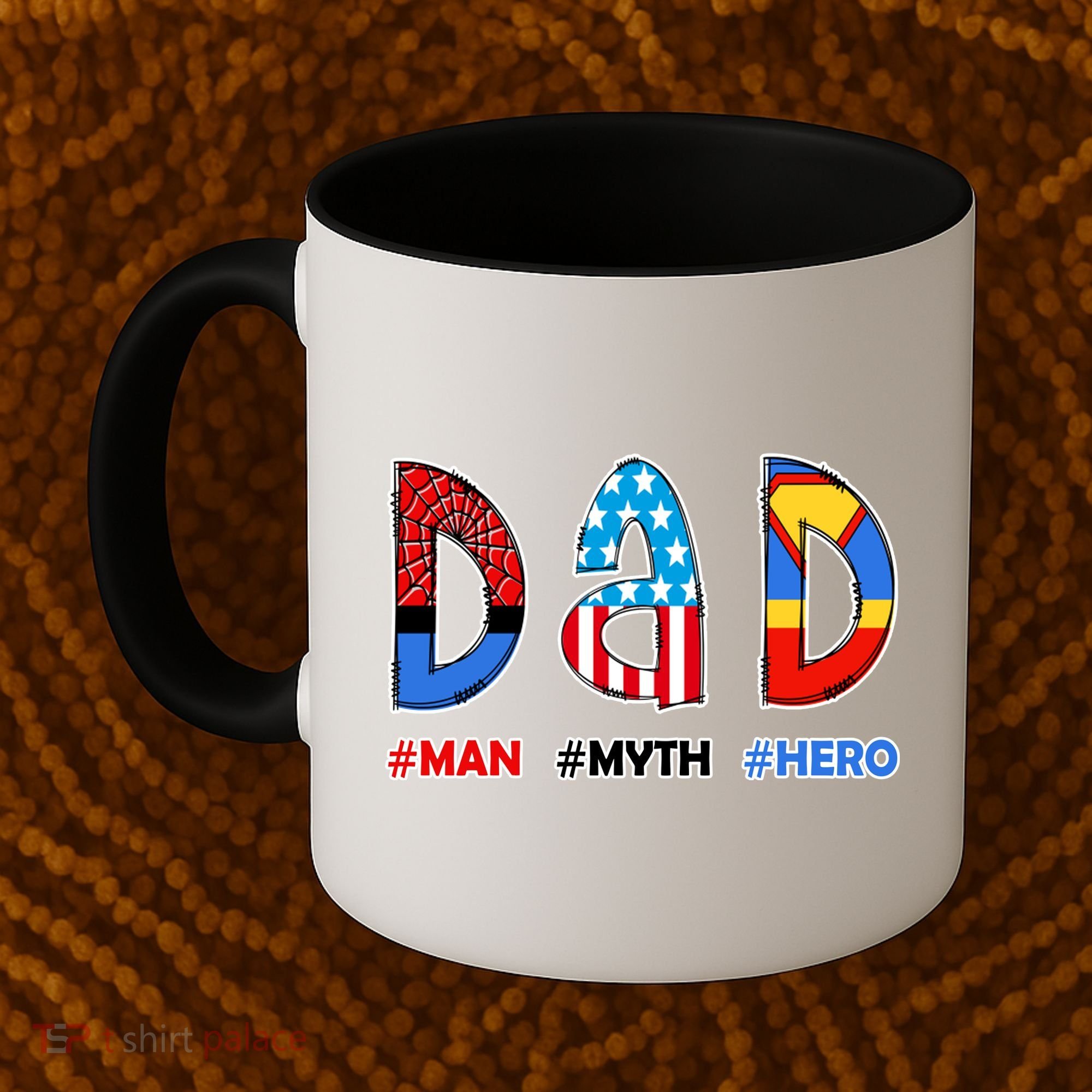 Dad Man Myth Superhero Coffee Mug