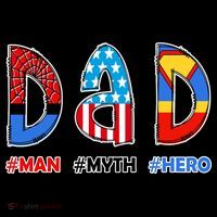 Dad Man Myth Superhero Coffee Mug thumb 5