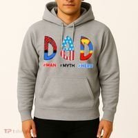 Dad Man Myth Superhero Hoodie thumb 2