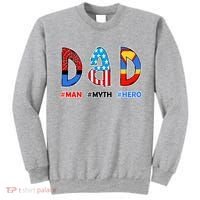Dad Man Myth Superhero Sweatshirt thumb 0