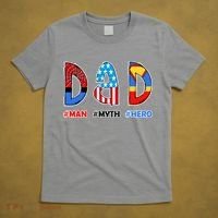 Dad Man Myth Superhero T-Shirt thumb 5