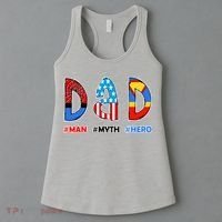 Dad Man Myth Superhero Women's Tank Top thumb 3