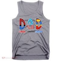 Dad Man Myth Superhero Tank Top thumb 0