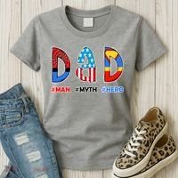 Dad Man Myth Superhero Women's T-Shirt thumb 3