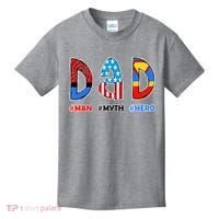 Dad Man Myth Superhero Kids T-Shirt thumb 0