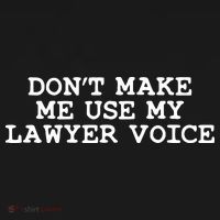 Dont Make Me Use My Lawyer Voice Counselor Coaster thumb 2