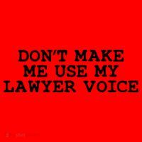 Dont Make Me Use My Lawyer Voice Counselor Santa Hat thumb 1