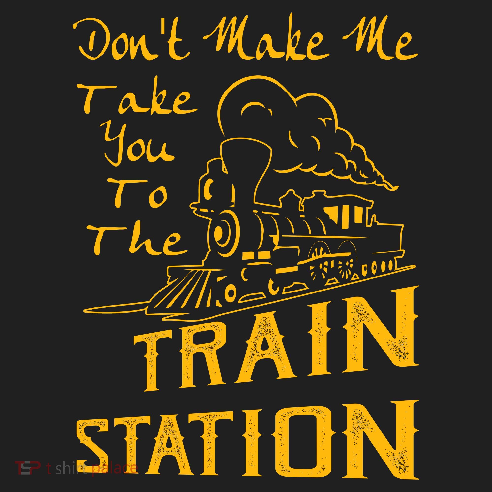 Don't Make Me Take You To The Train Station Beanie