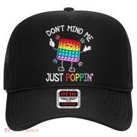 Don't Mind Me Just Poppin' Trendy Sensory Fidget Toy Funny Hat thumb 0