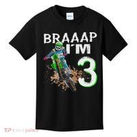 Dirtbike Motocross Mx Braaap I´m 3rd Birthday Kids T-Shirt thumb 0