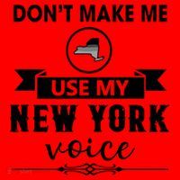 Dont Make Me Use My New York Voice Santa Hat thumb 1