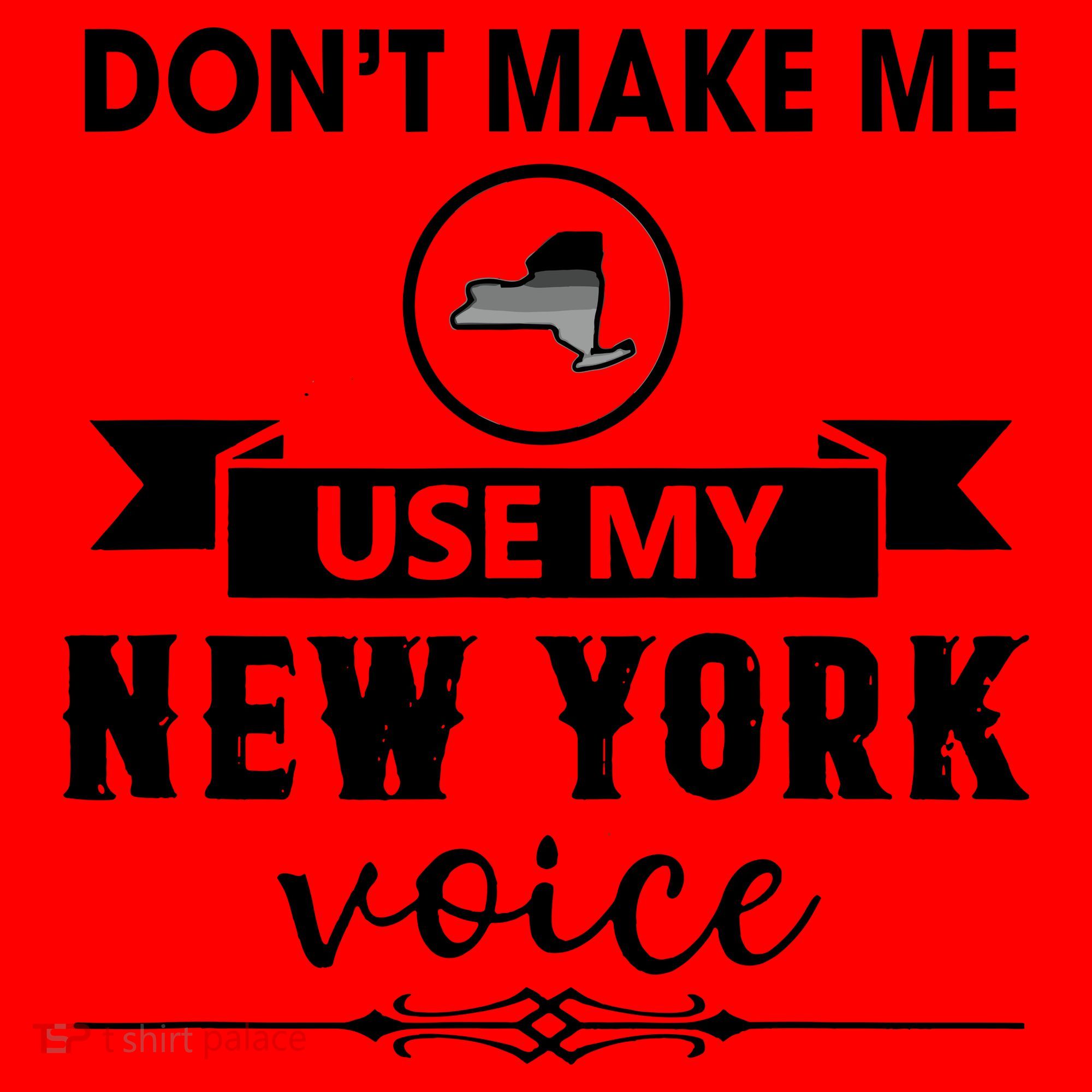 Dont Make Me Use My New York Voice Santa Hat