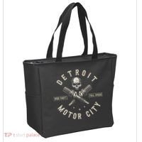 Detroit Michigan Motor City Spark Plug Wings Ride Fast Speed Tote Bag thumb 2