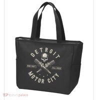 Detroit Michigan Motor City Spark Plug Wings Ride Fast Speed Tote Bag thumb 3