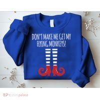 Don't Make Me Get My Flying Monkeys Halloween Costume Gift Sweatshirt thumb 2