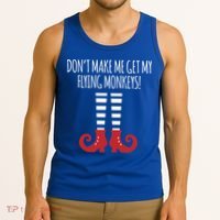 Don't Make Me Get My Flying Monkeys Halloween Costume Gift Tank Top thumb 3