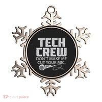 DonT Make Me Cut Your Mic Theater Tech Crew Novelty Ornament thumb 0
