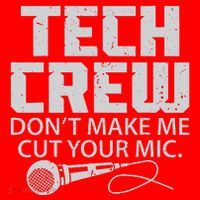 DonT Make Me Cut Your Mic Theater Tech Crew Novelty Santa Hat thumb 1
