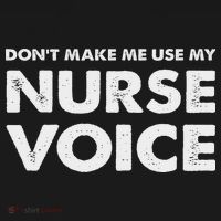 Dont Make Me Use My Nurse Voice , Funny Nurse Gifts Mousepad thumb 1
