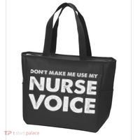 Dont Make Me Use My Nurse Voice , Funny Nurse Gifts Tote Bag thumb 3
