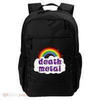 Death Metal Music Heavy Unicorn Rainbow Funny Backpack thumb 0