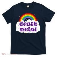 Death Metal Music Heavy Unicorn Rainbow Funny T-Shirt thumb 0