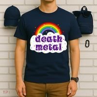 Death Metal Music Heavy Unicorn Rainbow Funny T-Shirt thumb 6