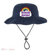 Death Metal Music Heavy Unicorn Rainbow Funny Bucket Hat thumb 0