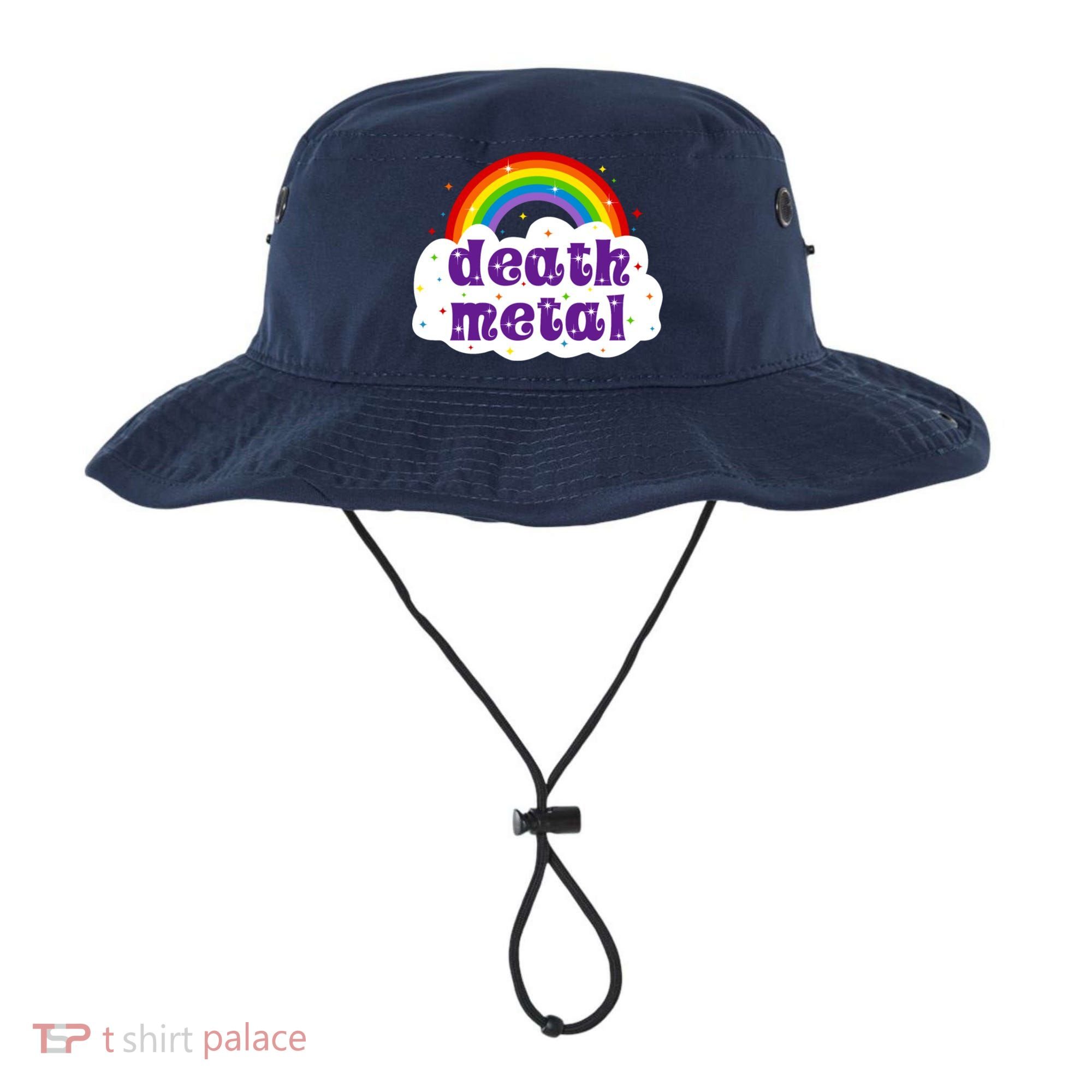 Death Metal Music Heavy Unicorn Rainbow Funny Bucket Hat