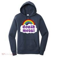 Death Metal Music Heavy Unicorn Rainbow Funny Women's Hoodie thumb 0