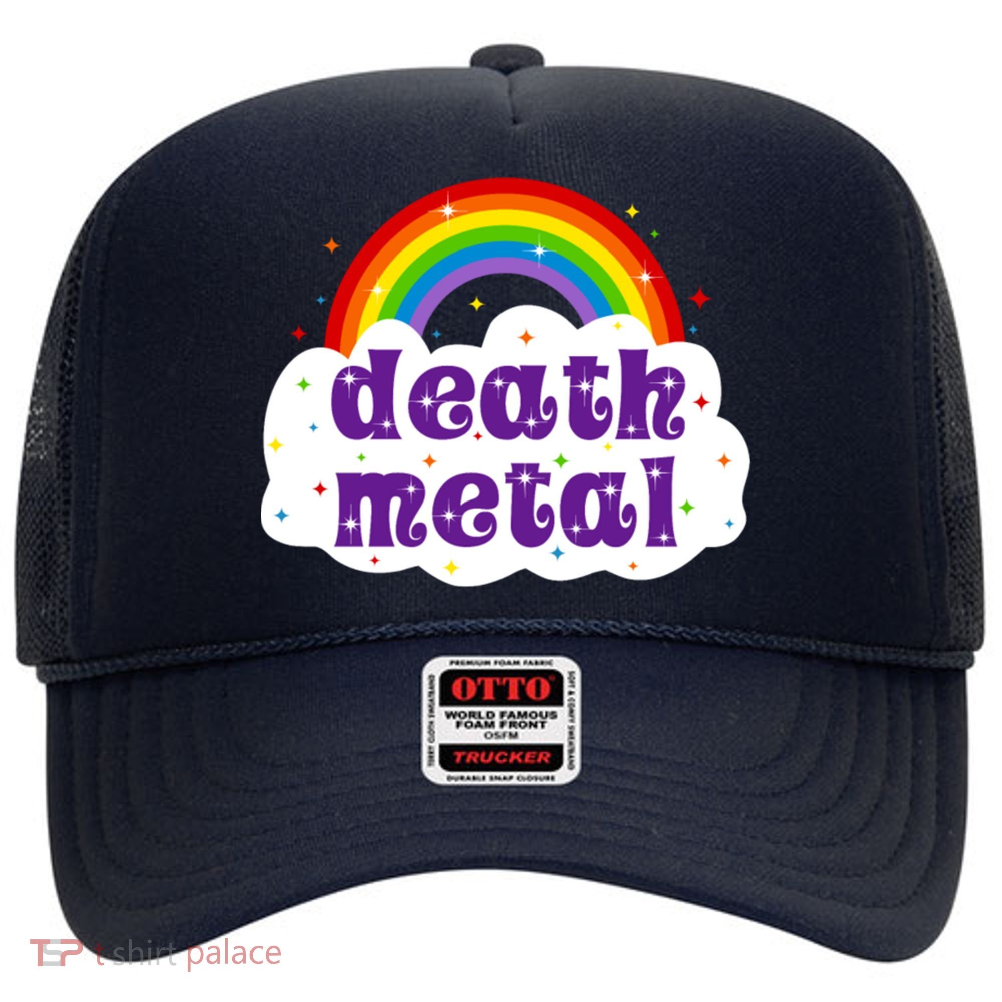 Death Metal Music Heavy Unicorn Rainbow Funny Hat
