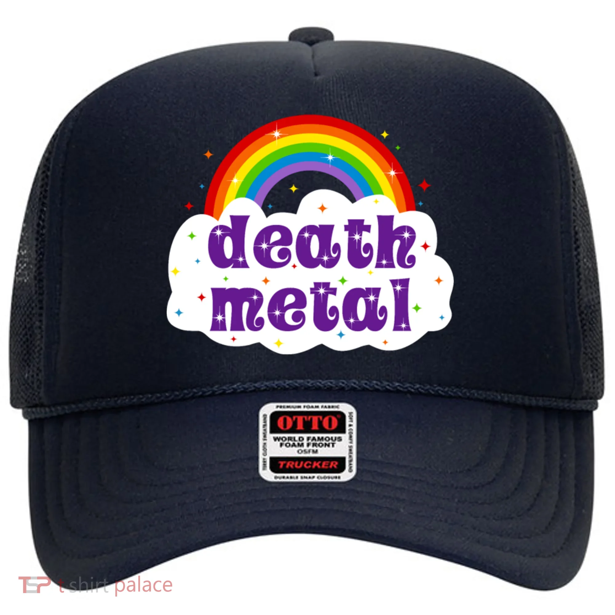 Death Metal Music Heavy Unicorn Rainbow Funny Hat