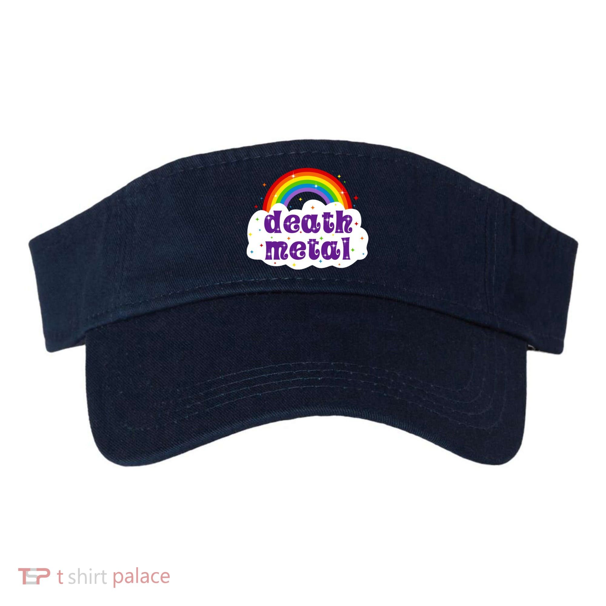 Death Metal Music Heavy Unicorn Rainbow Funny Visor
