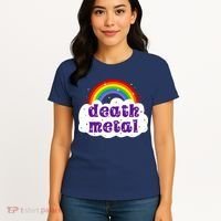 Death Metal Music Heavy Unicorn Rainbow Funny Women's T-Shirt thumb 4