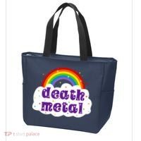 Death Metal Music Heavy Unicorn Rainbow Funny Tote Bag thumb 3