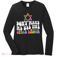 Don’T Make Me Use The Space Lasers Women's Long Sleeve Shirt thumb 0