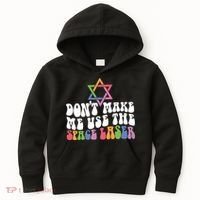 Don’T Make Me Use The Space Lasers Kids Hoodie thumb 0