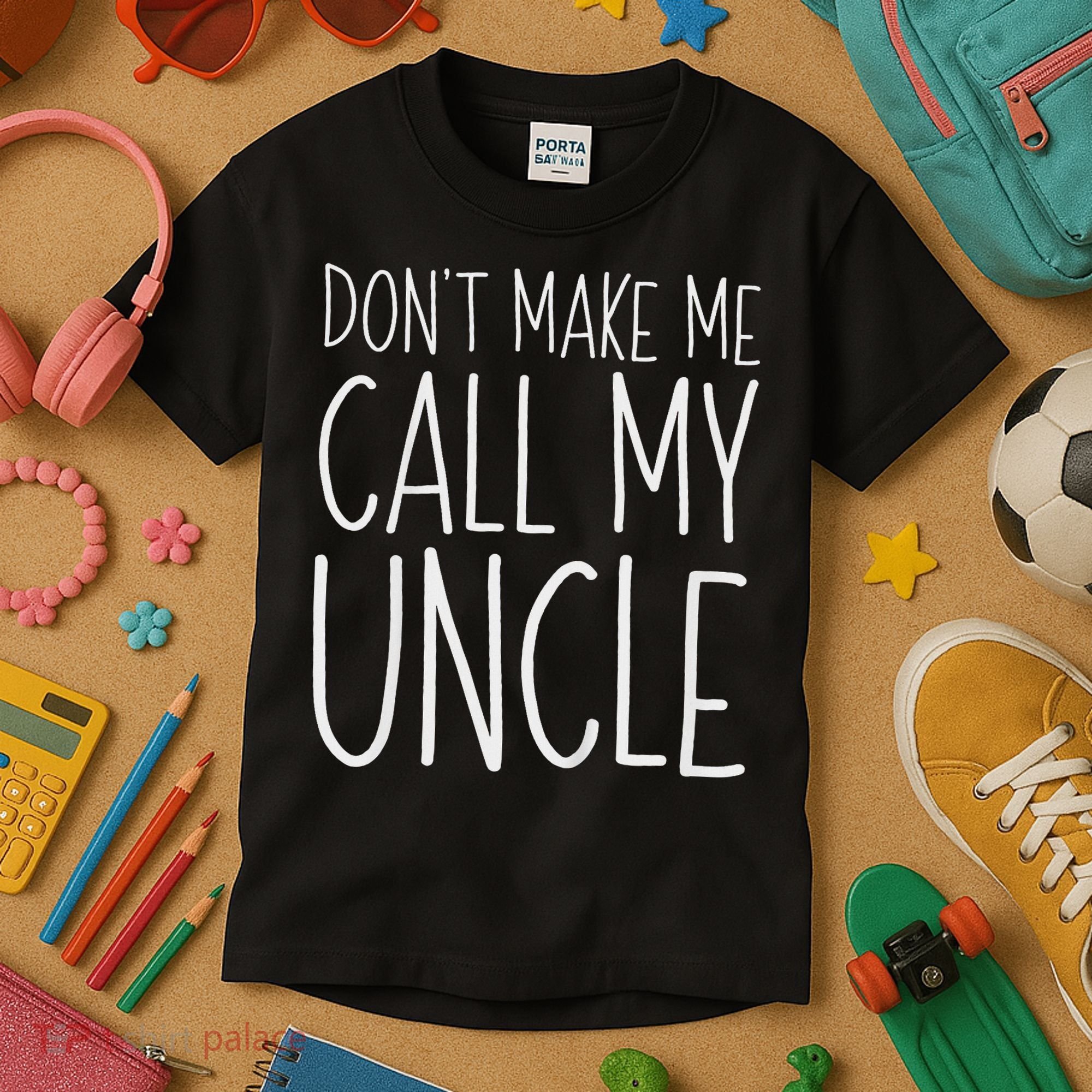 Don't Make Me Call My Uncle Boy Girl Kids T-Shirt