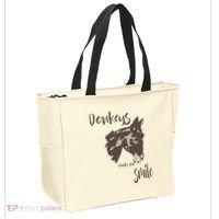 Donkeys Make Me Smile Cute Donkey Tote Bag thumb 2