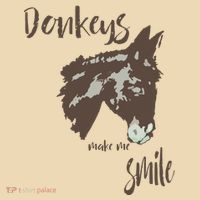 Donkeys Make Me Smile Cute Donkey Tote Bag thumb 4