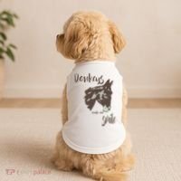 Donkeys Make Me Smile Cute Donkey Doggie Tank thumb 2
