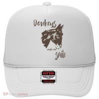 Donkeys Make Me Smile Cute Donkey Hat thumb 0