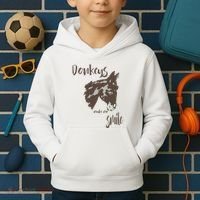 Donkeys Make Me Smile Cute Donkey Kids Hoodie thumb 2