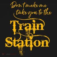 Don't Make Me Take You To The Train Station Yellow Stone National Park Women's Hoodie thumb 2