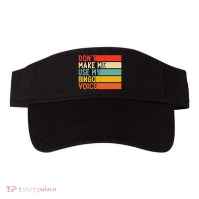 Dont Make Me Use My Bingo For Voice Vintage Bingo Visor