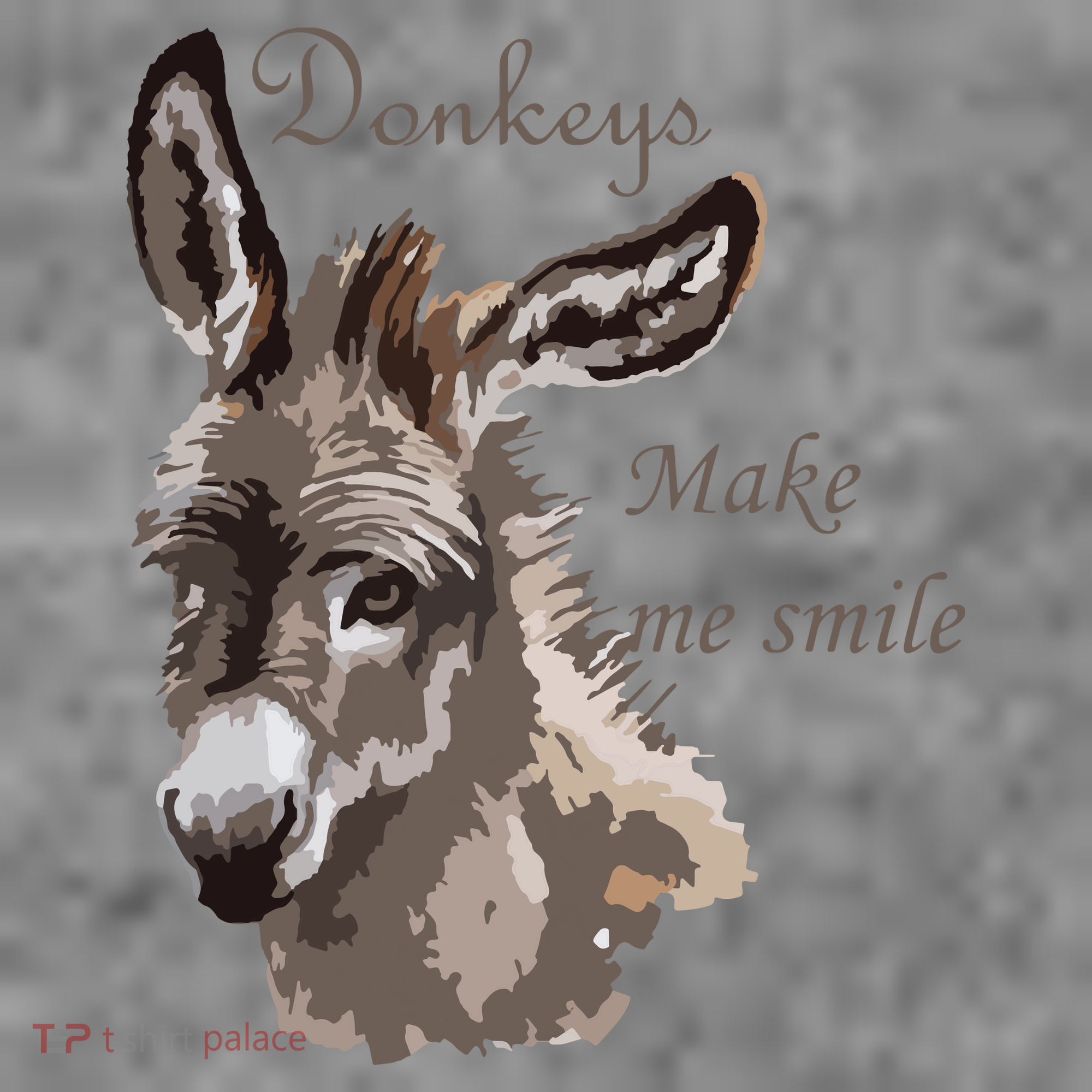 Donkeys Make Me Smile Cute Miniature DonkeyTail Lovers Toddler Hoodie