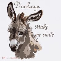 Donkeys Make Me Smile Cute Miniature DonkeyTail Lovers Doggie Tank thumb 4