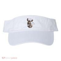 Donkeys Make Me Smile Cute Miniature DonkeyTail Lovers Visor thumb 0