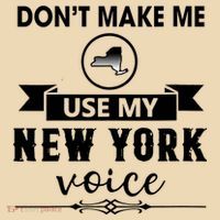 Dont Make Me Use My New York Voice Tote Bag thumb 4