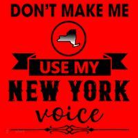 Dont Make Me Use My New York Voice Santa Hat thumb 1